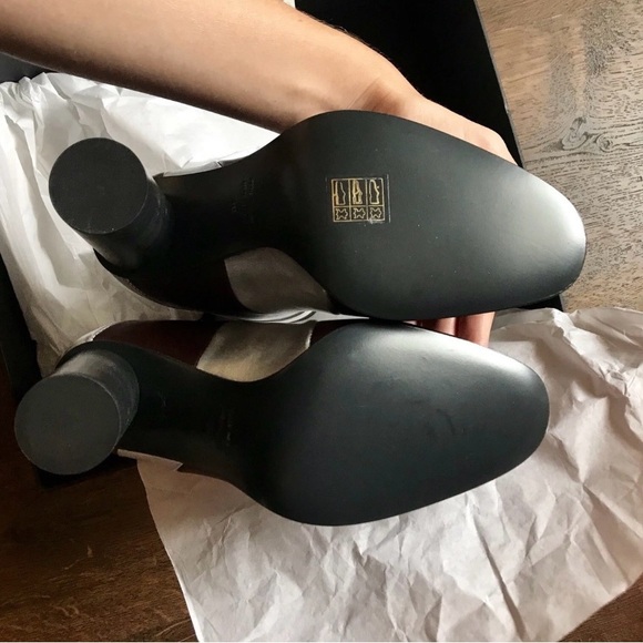 Anya Hindmarch Space Invader Ankle Boots - Size 40 - Burgundy/ Silver NIB - Picture 3 of 5